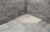 Radaway Doros PT E Stone brodzik pięciokątny 100x90 lewy kaszmirowy SDRPT1090-01-84SL